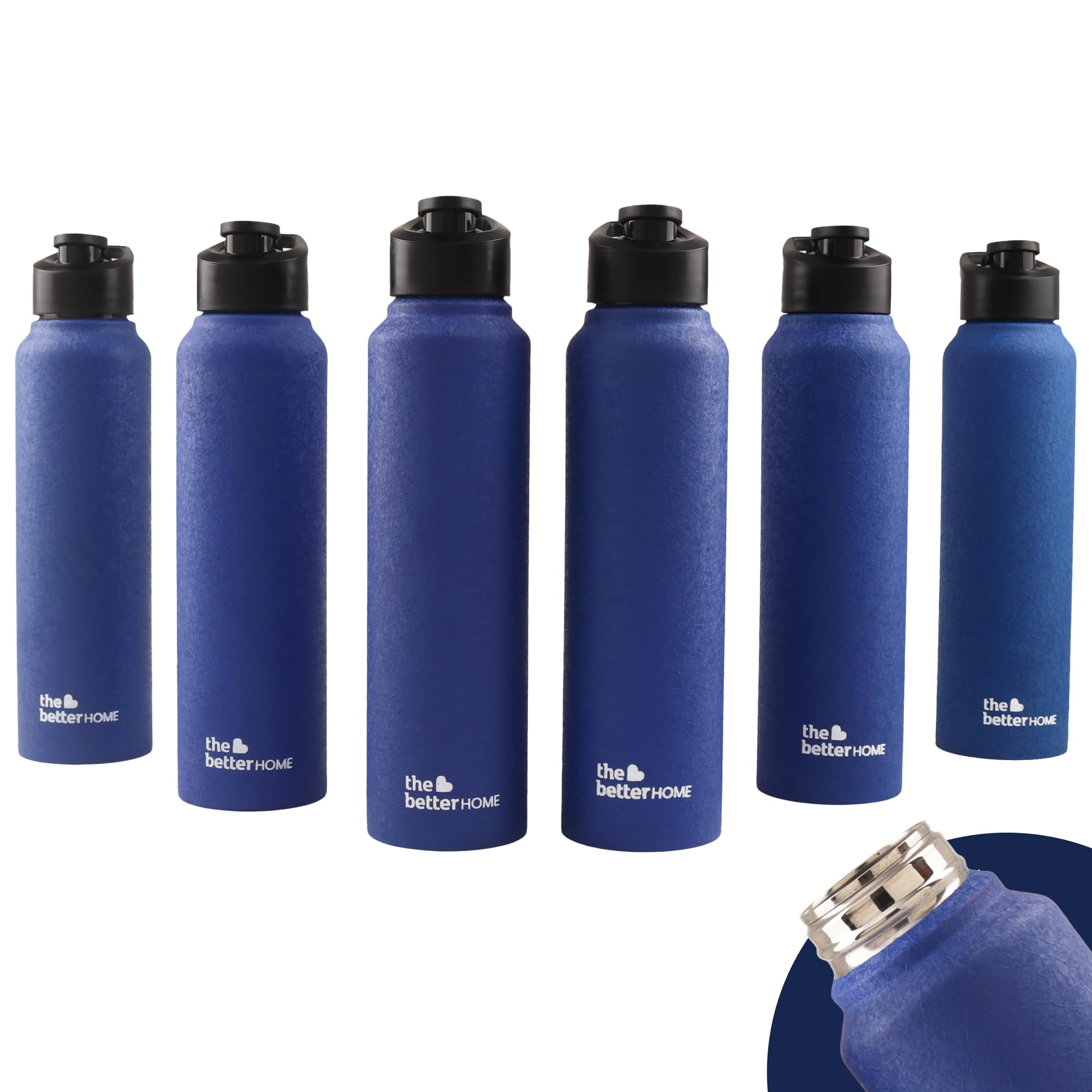 The Better Home Stainless Steel 1 Litre Water Bottle with Sipper Cap ...