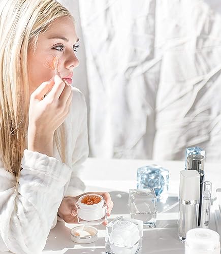 Miniatura 3 de Forever Flawless Gel exfoliante facial y crema hidratante. Tratamiento facial de dos pasos. Exfoliación de spa en casa e hidratación óptima para un