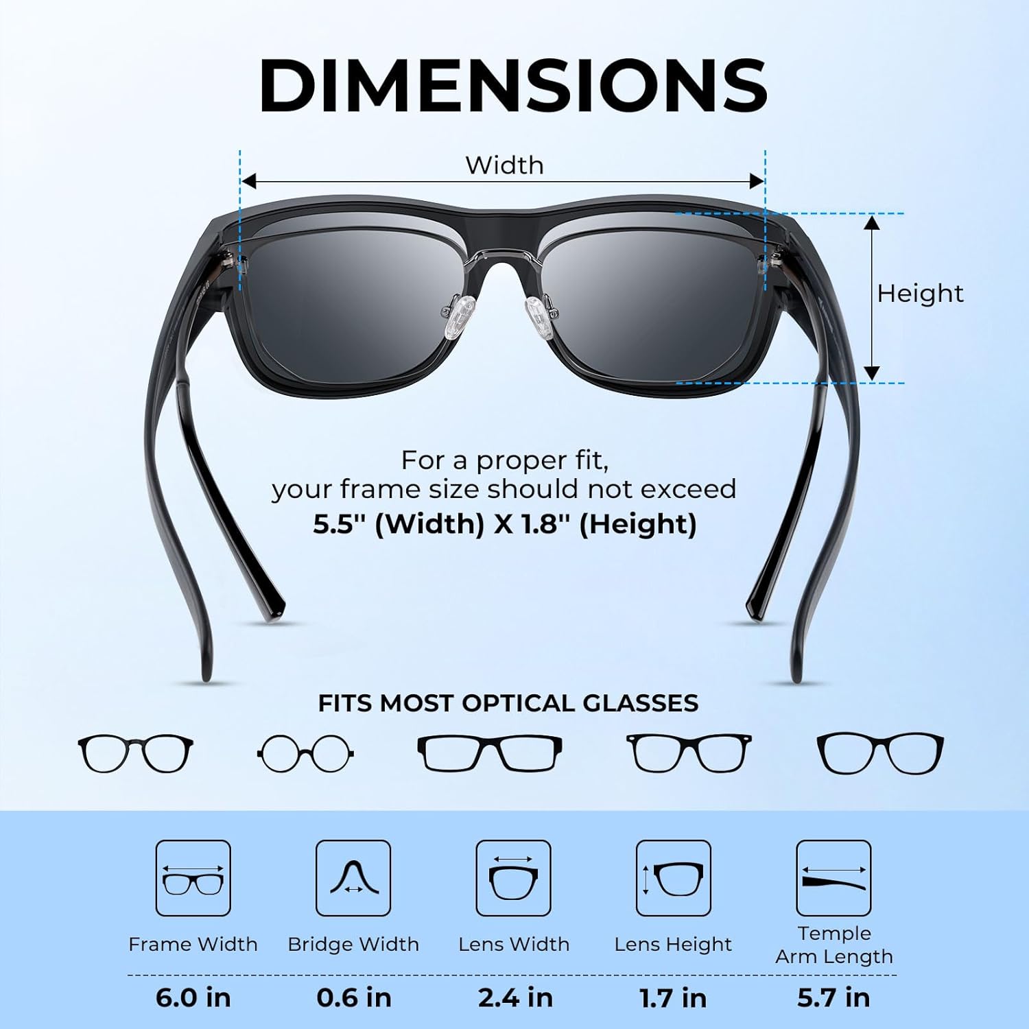 KastKing Estero Bi-Focal Chariton Fit-Over Polarized Sunglasses