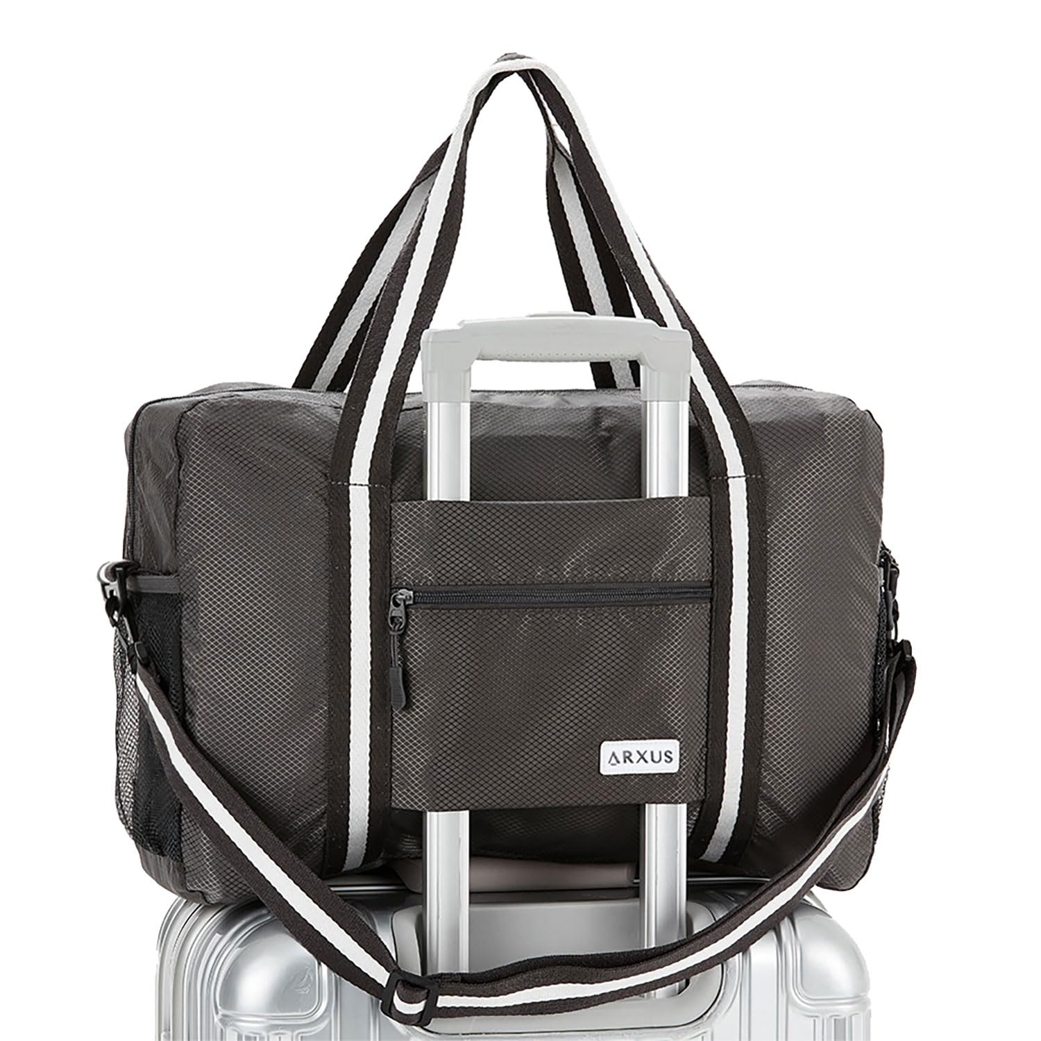 Foldable Tote Bag for Travel Expandable Lightweight Carry On Luggage 22L Packable Duffle Bag for Traveling