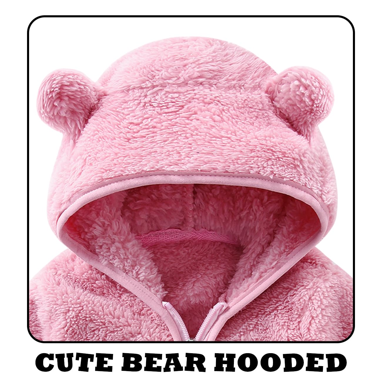 AIMISYOU Winter Jackets Snow Suit Toddler 1T Clothes Baby Girls Coat 12-18 Months Flecee