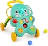 Bright Starts Stroll 'N Roll 2-In-1 Ball Play Walker - Elephant With Lights And Music, Unisex, 6 Months+