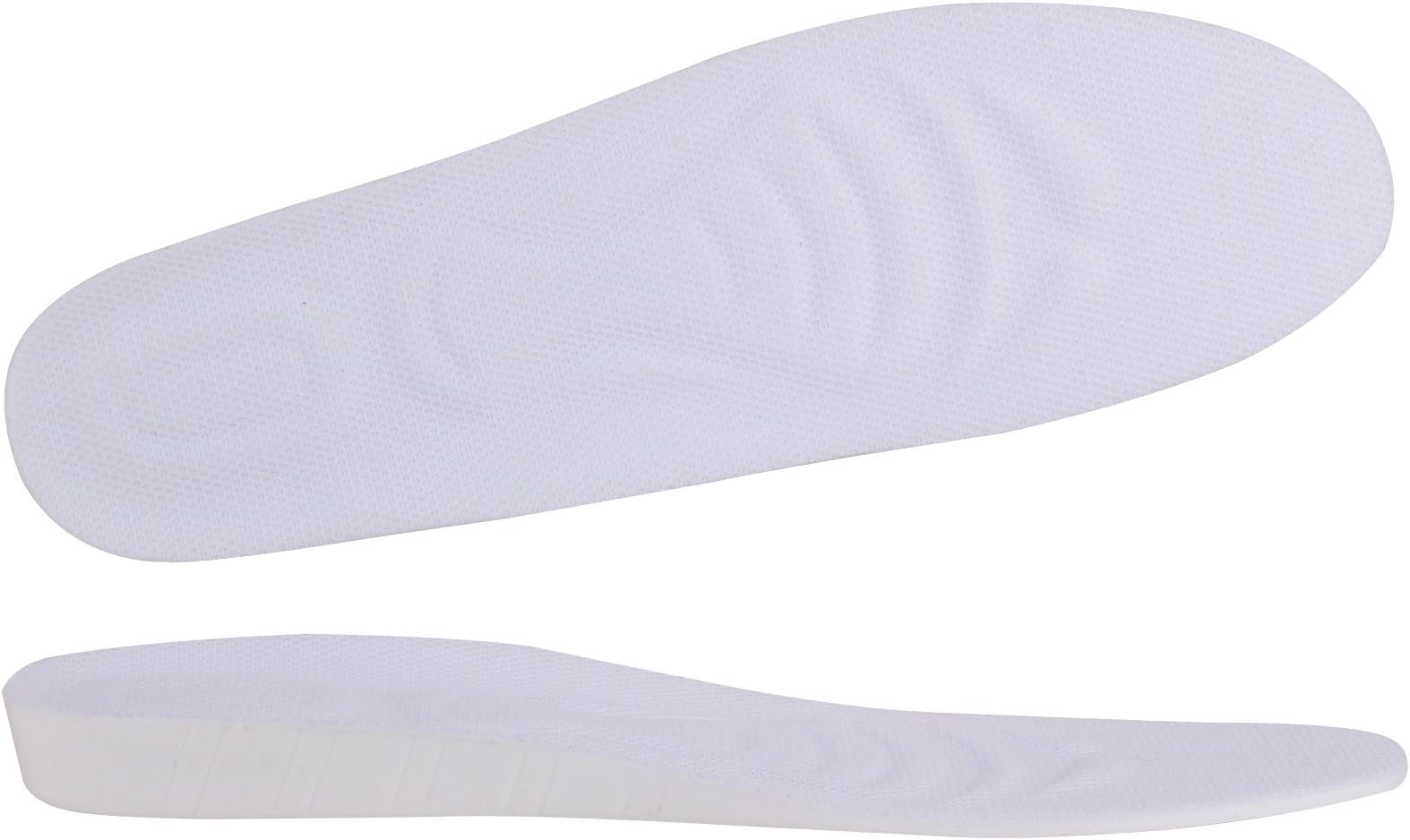 Y2C Men's Height Increase Elevator Shoes Insoles (Approx 0.8 inches) White 7.5-11.5 and Random Gift
