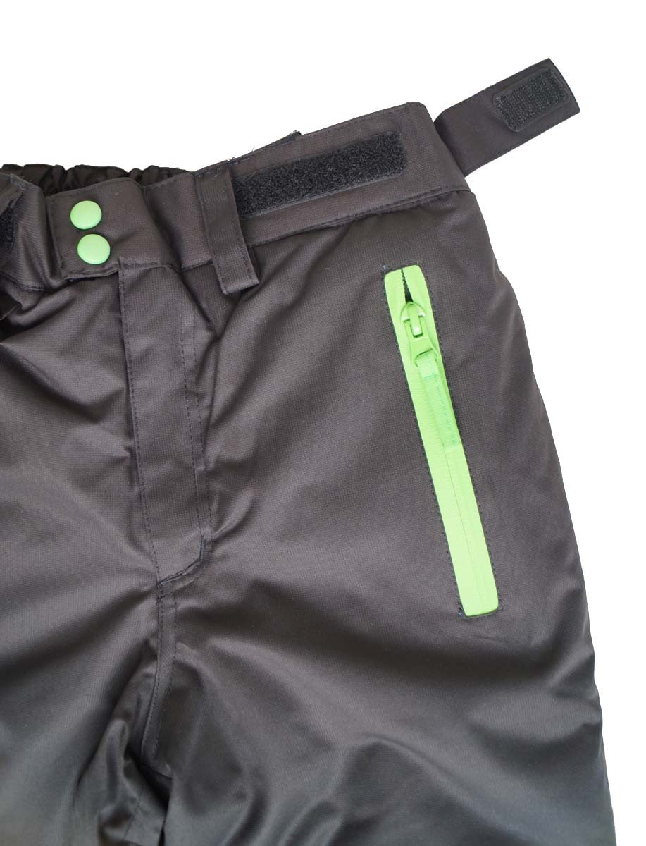 MAYLYNN Softshell Kinder Skianzug Schneeanzug 2-teilig grün/schwarz