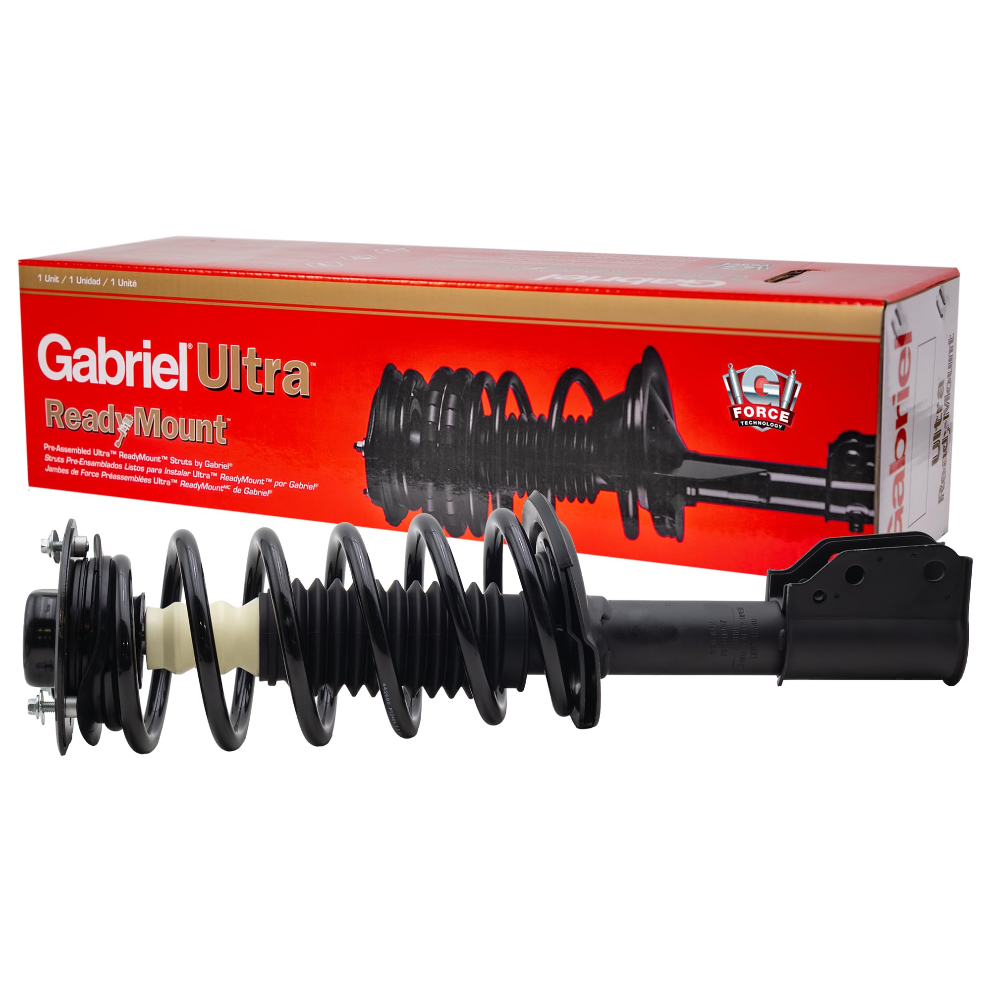 Gabriel G57197 Ultra ReadyMount Front Left Complete Strut Assembly for 07-17 Chevrolet Equinox; 10-16 GMC Terrain; 07-09 Pontiac Torrent; 08-10 Saturn Vue; 07-09 Suzuki XL-7 (1 Pack)