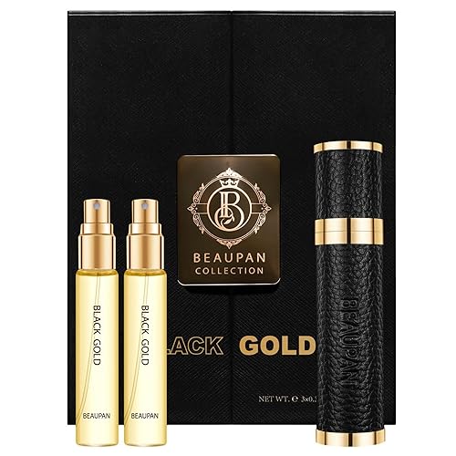 BEAUPAN Perfume en aerosol de mango tamaño viaje conjuntos de perfumes de intuición de lujo para mujeres y hombres de larga duración para viaje, set