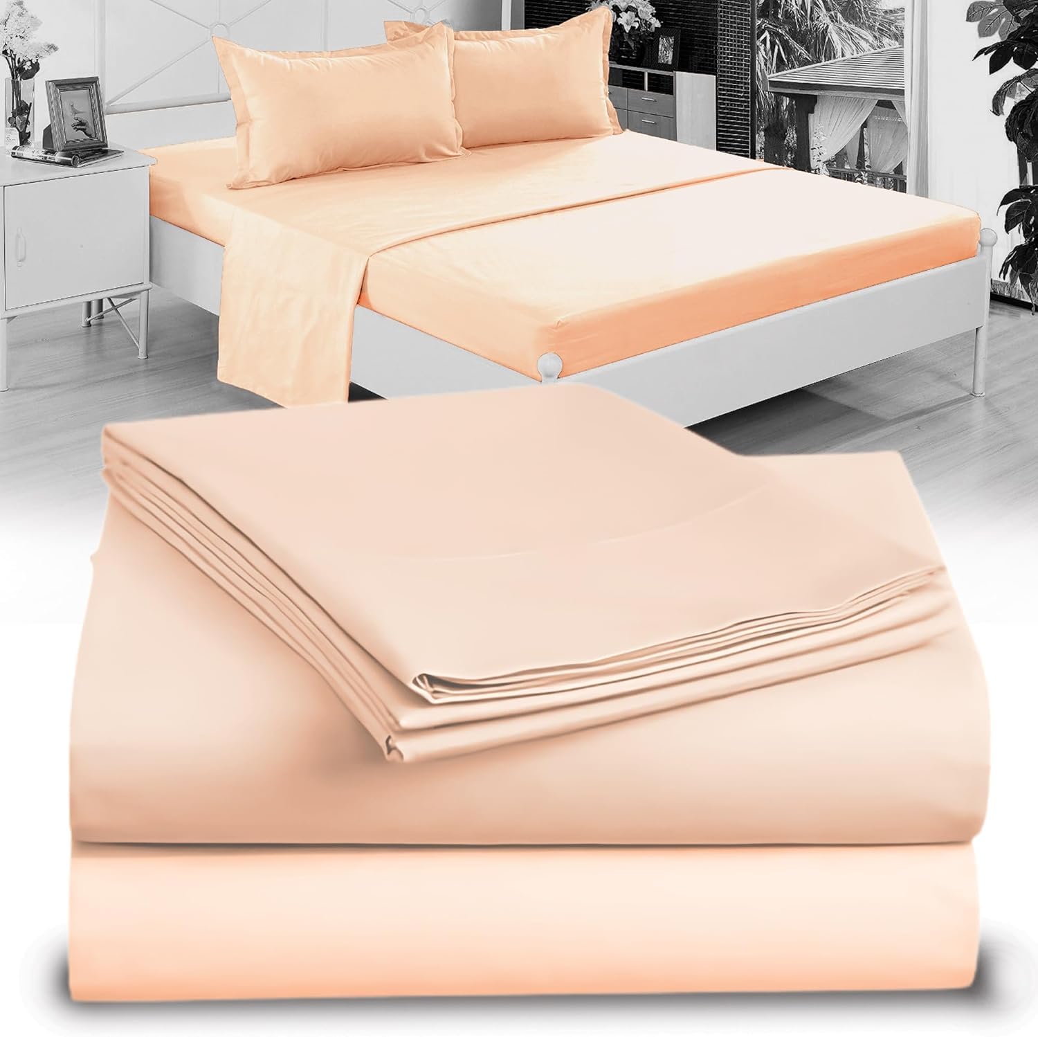 Amazon.com: Knit Jersey 100% Cotton 3 PC Twin XL Sheet Set Soft