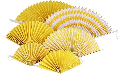 Miniatura 3 de 16 piezas de decoración de fiesta de graduación azul y amarillo de Minions para colgar en cumpleaños, abanicos de papel, rosetas, panales, faroles,