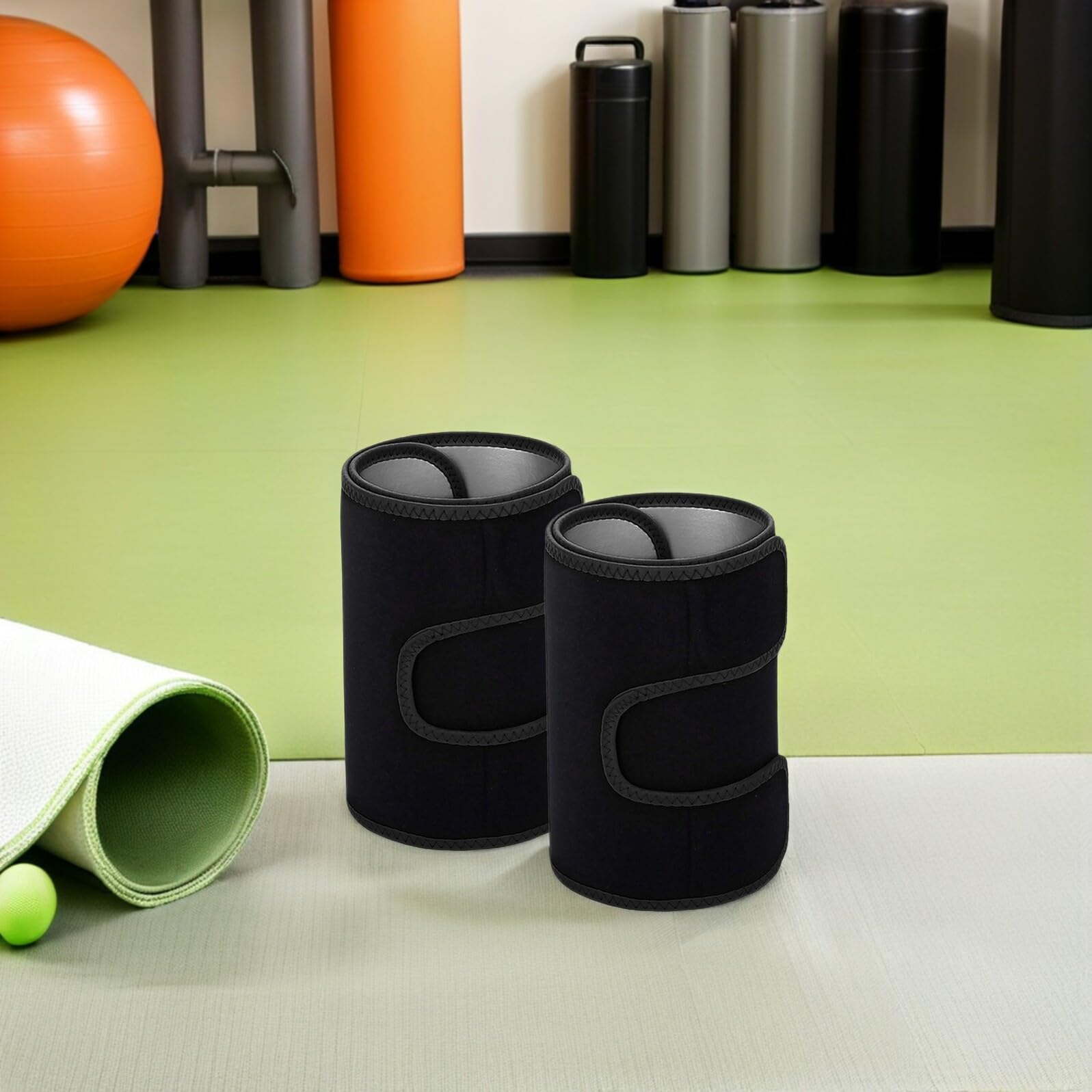 Oberschenkel Fitnessgerät und Verbesserung Schlaffer Oberschenkel für Muskelstabilisierung Bandage aus Neopren für Sauna und Volleyball