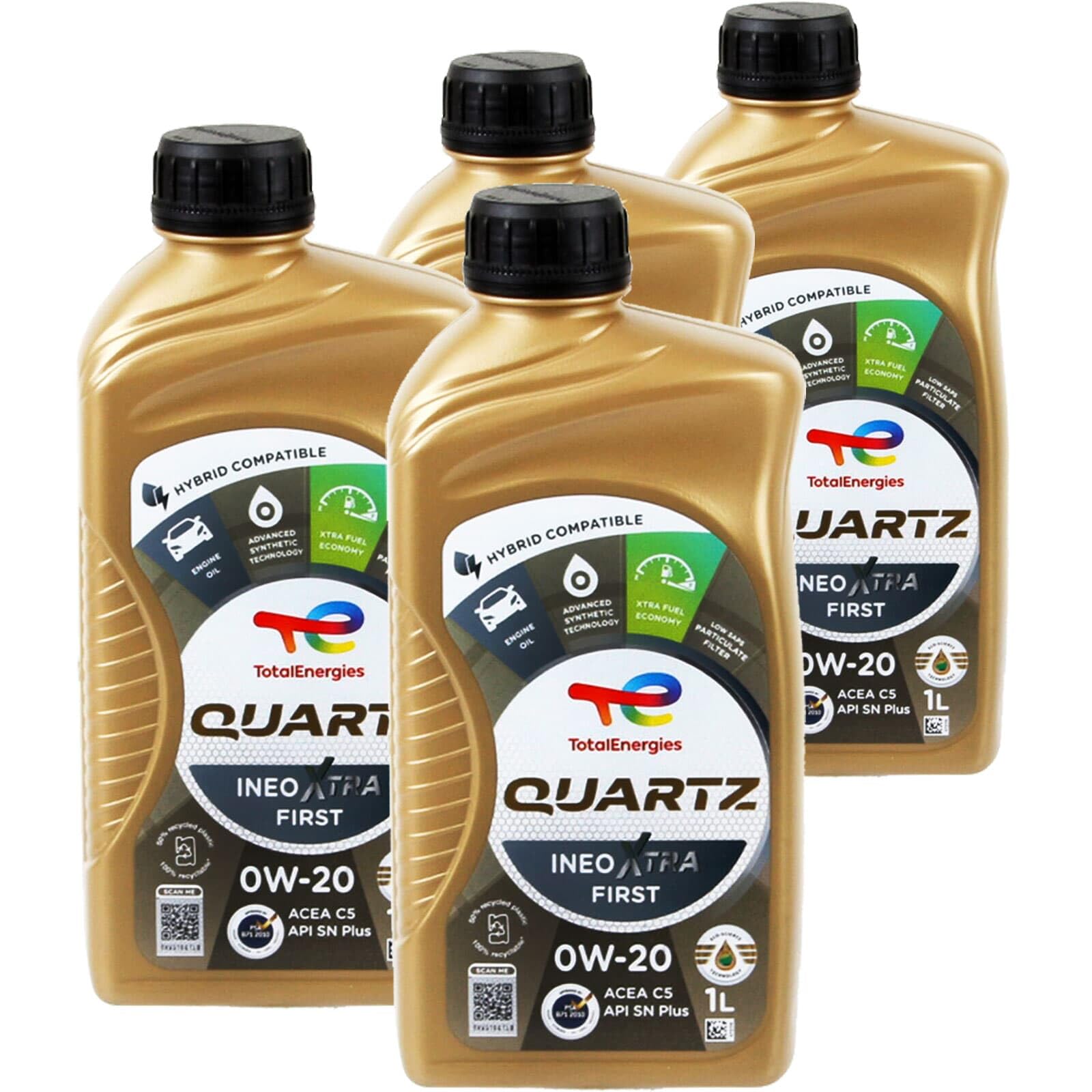 Total 4x Öl (4 L) | 214313, Synthetisches Motorenöl