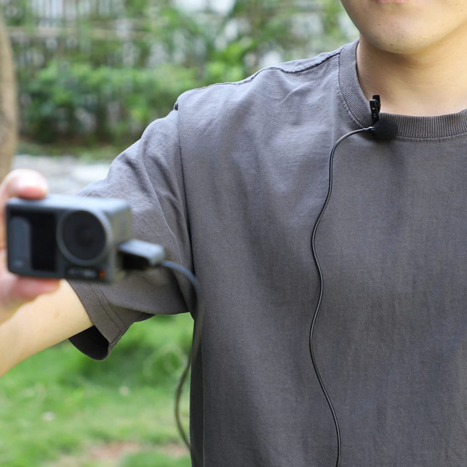 Generic LYL Lavalier Microphone Compatible with DJI Osmo Pocket 3/Action 4/3/2 Camera Accessories Clip-On Handheld Omnidirectional Lavalier Microphone - Image 3