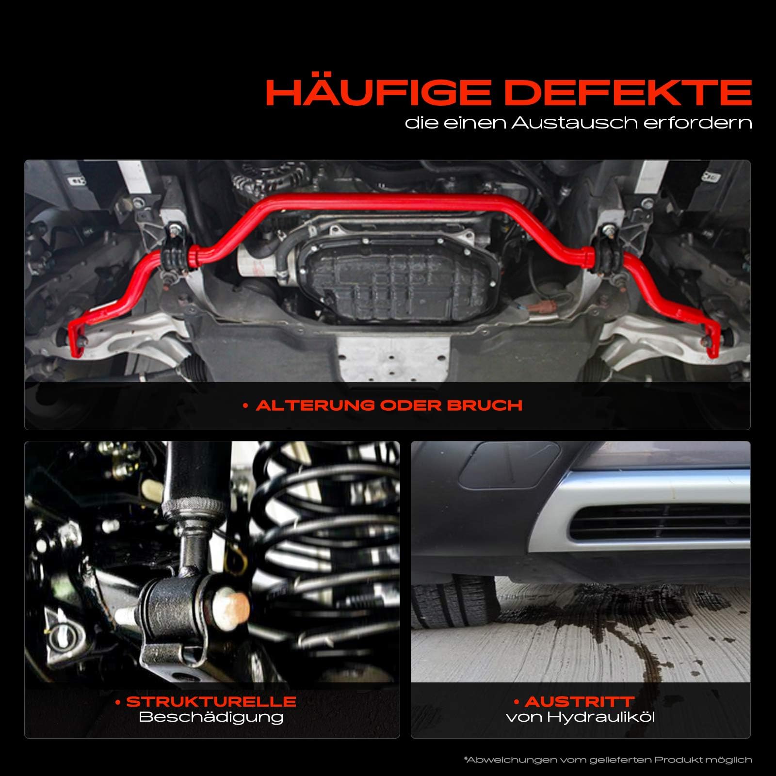 Frankberg 2x Querlenker Halter Konsole Vorne Links Rechts für A3 8P Caddy III 2K 2C Golf V 1K J-e-t-t-a III 1K T-o-u-r-a-n 1T 2003-2013