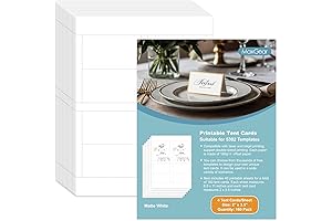 Printable Table Tent Place Setting Cards for Professional Table Setting and Social Events