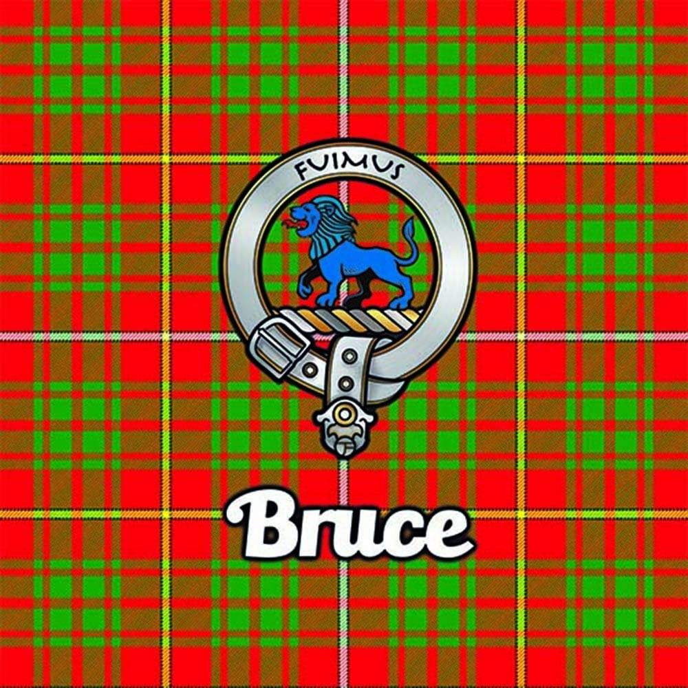Art2GlassTartan Clan Coaster - Bruce
