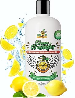 Clean Crusader Cold Pressed Lemon Oil Concentrate - All Purpose Cleaner & Air Freshener - 16oz 1 pack