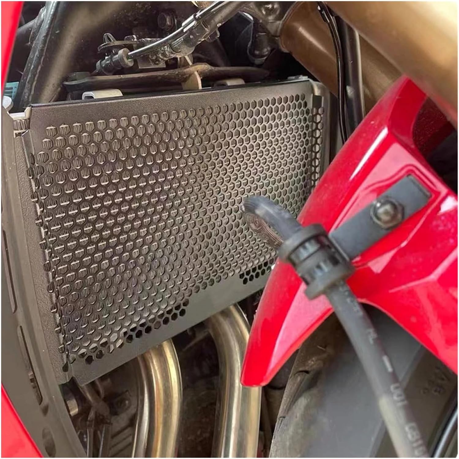 For Honda CBR500R CBR 500R CBR 500 R 2020-2025 Motorcycle Radiato Grille Guard Grill Cover Protector Replacement(B Black)