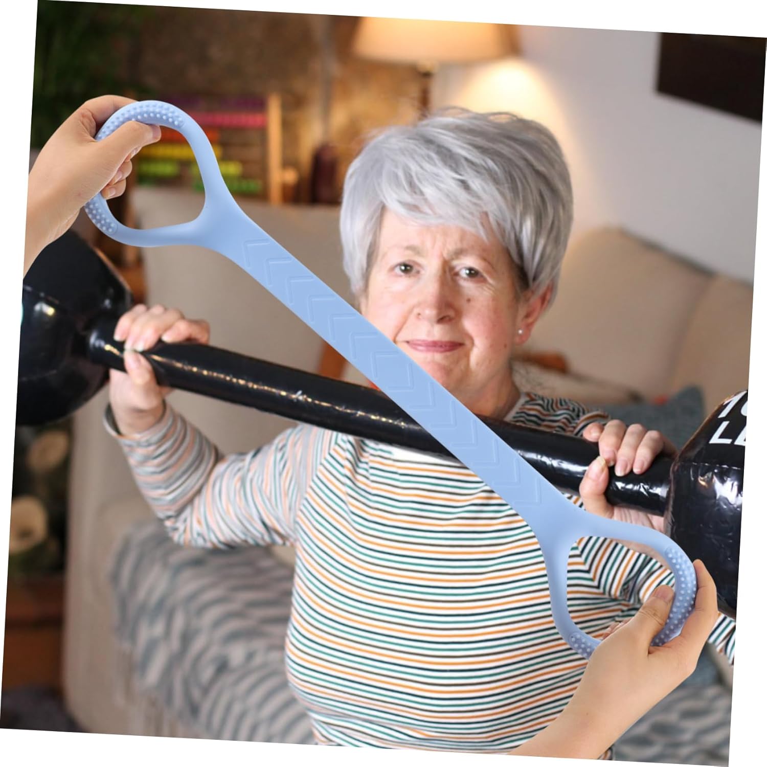 BESPORTBLE Workout Bands Fitness Bands Pull Stretch Yoga Resistance Bands with Handles Pilates Exercise Band