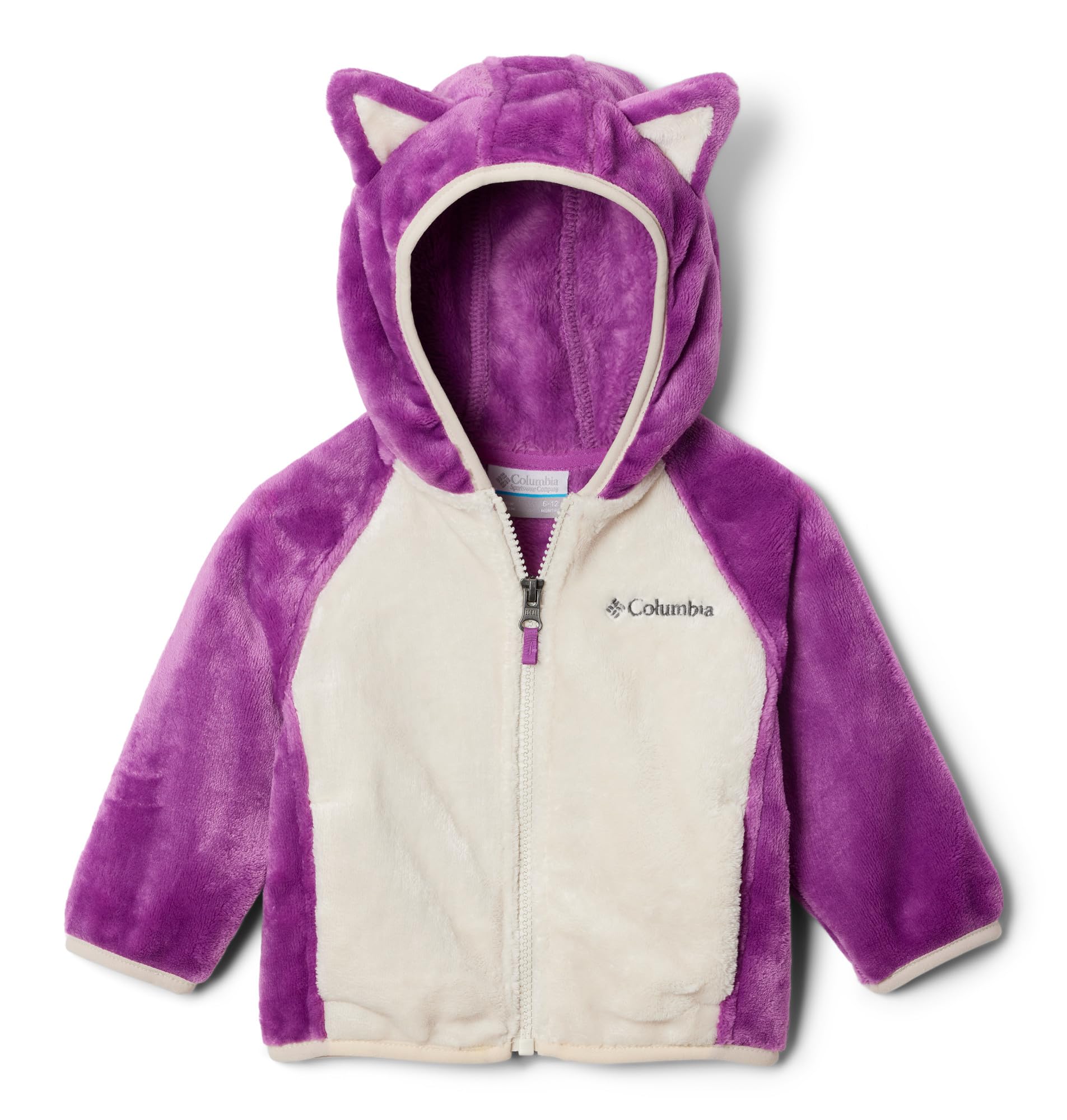Amazon.com: Columbia Youth Foxy Baby Sherpa Full Zip, Razzle/Chalk