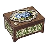 Davidson Workshop Custom Song Flower MP3 Music Box with Photo Personalization and Text, Choose from 20 Flower Types (Hydrangea)