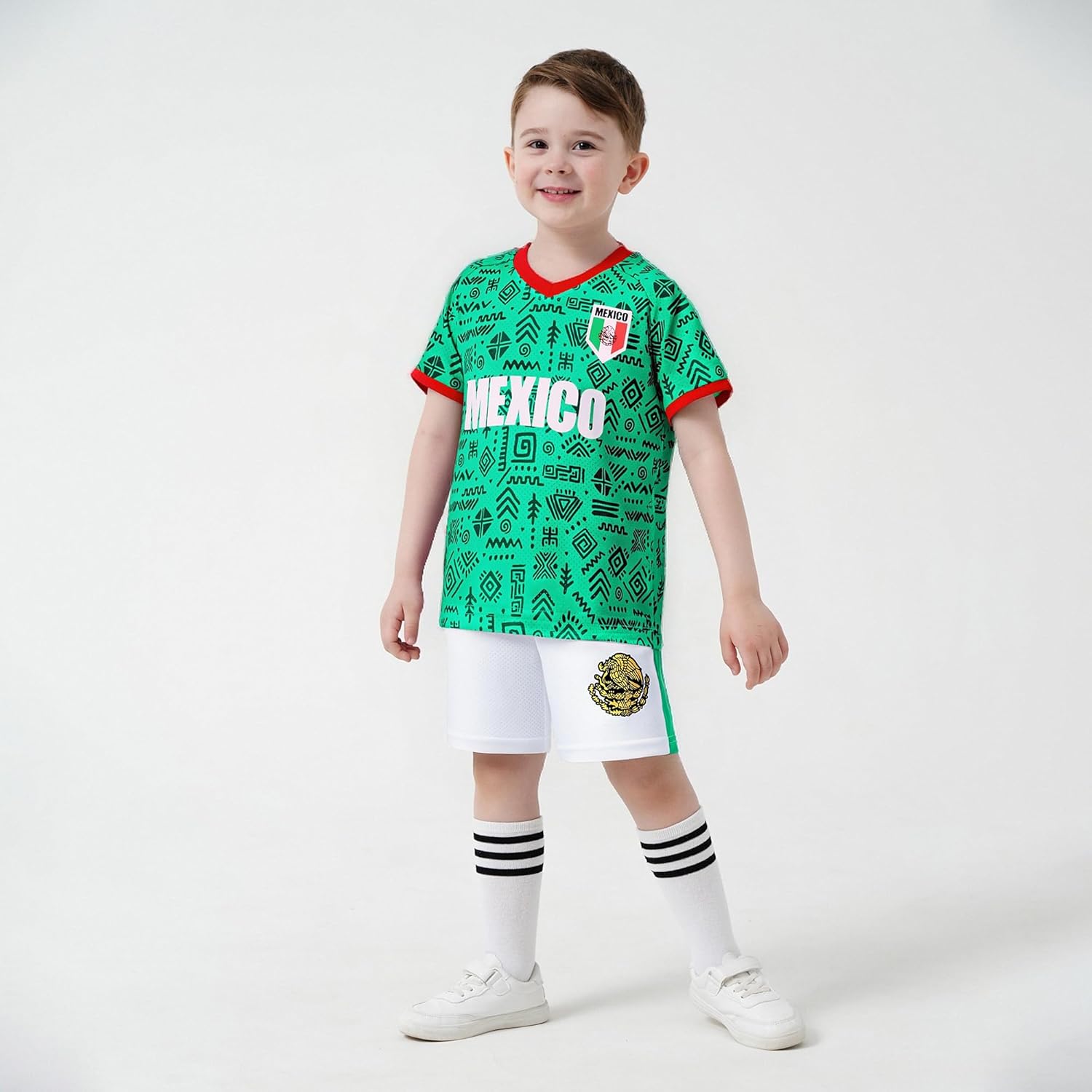 Unisex Kids Soccer Jersey for Girls Soccer Shirts Boy Football Outfits Soft Ideal Gift for Little Athlete 2-14 Years