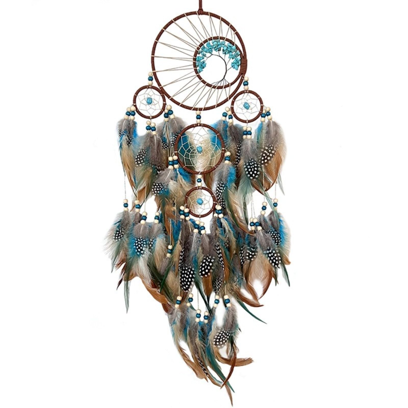 Turquoise Tree of Life Dream Catcher