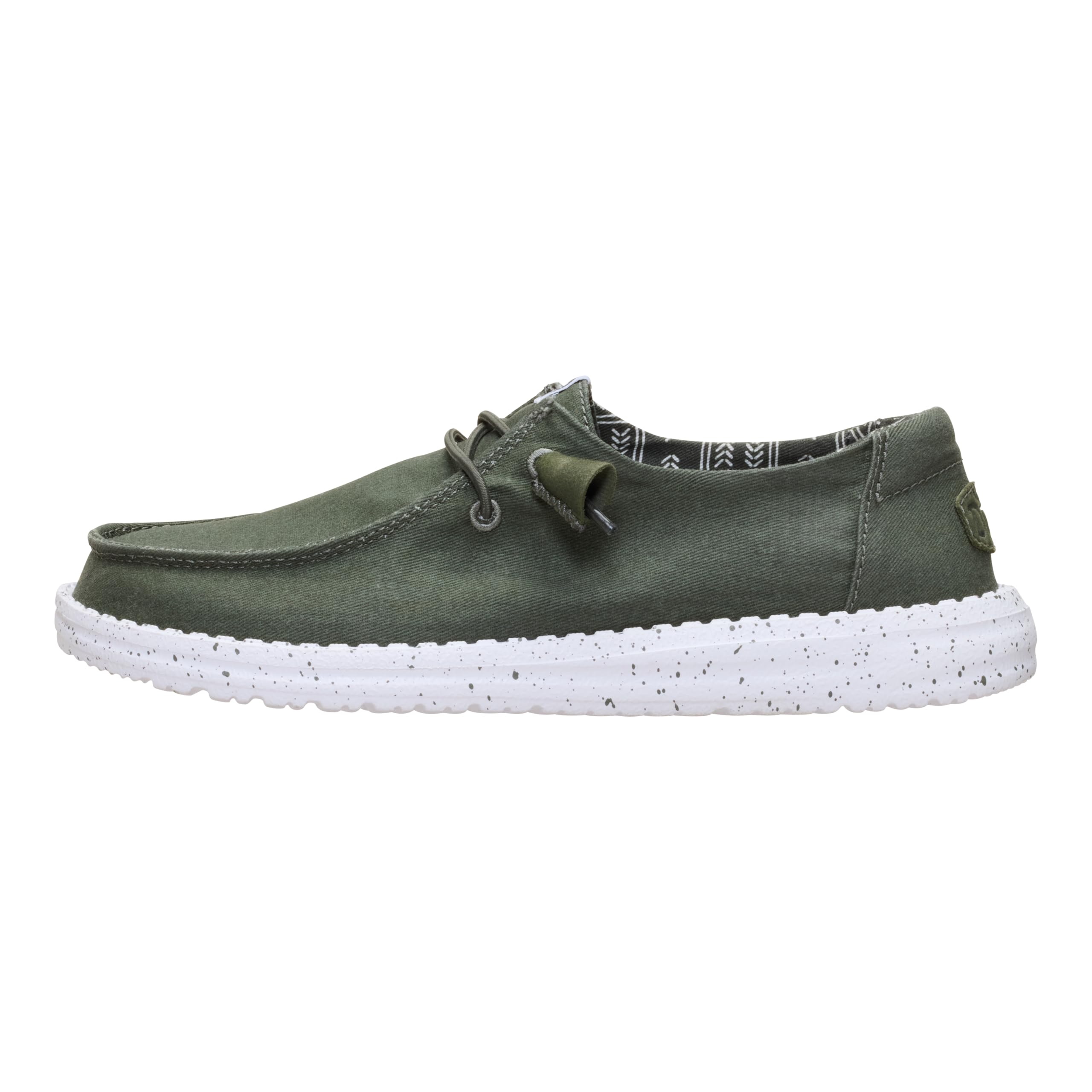 HEYDUDE Women's Wendy Stretch Canvas Slip On Shoes | Easy On Loafer