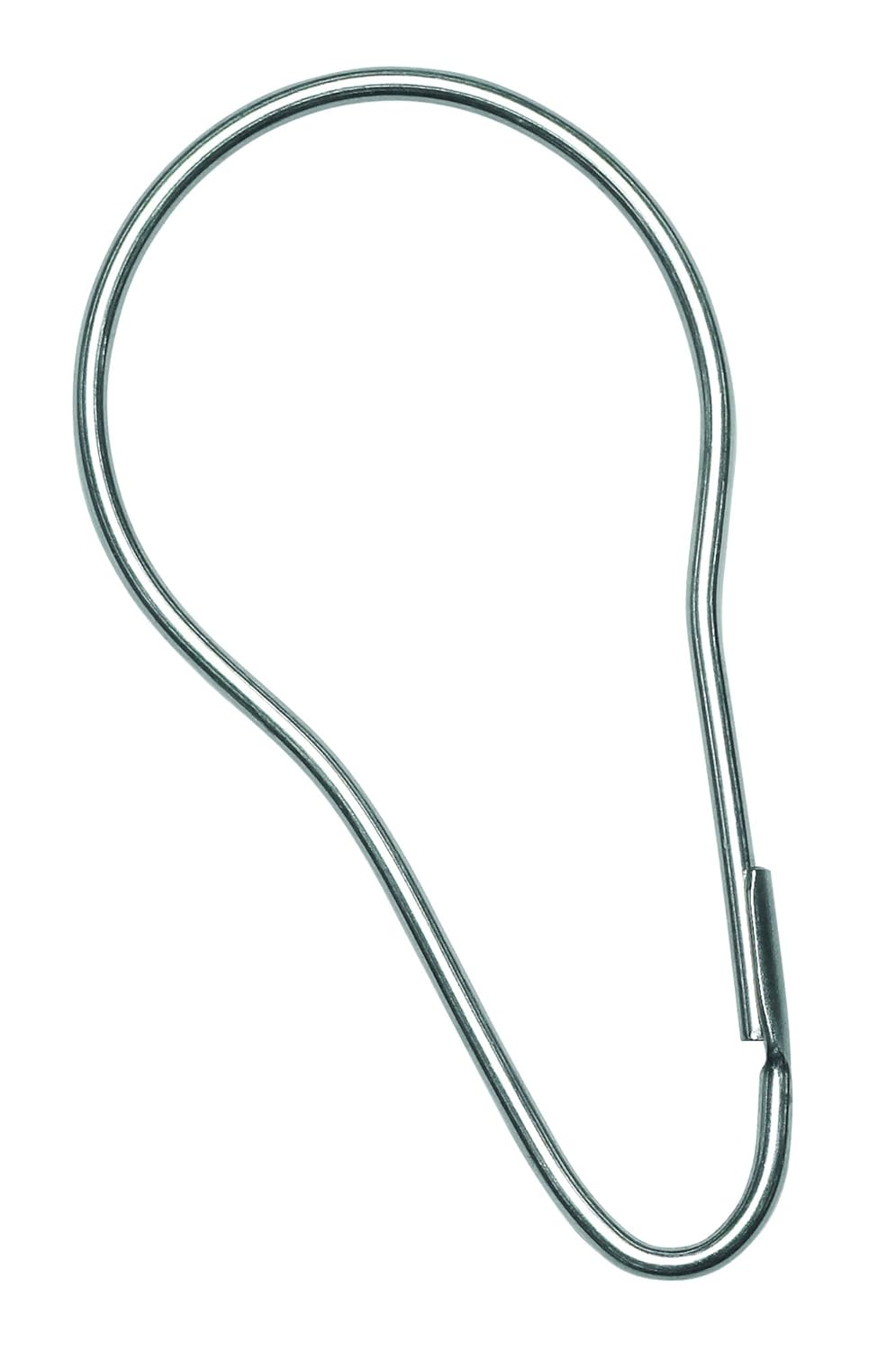 Bradley Corporation 9536-000000 Bradley 9536-000000 Shower Curtain Hook, SS Spring (Pack of 12)
