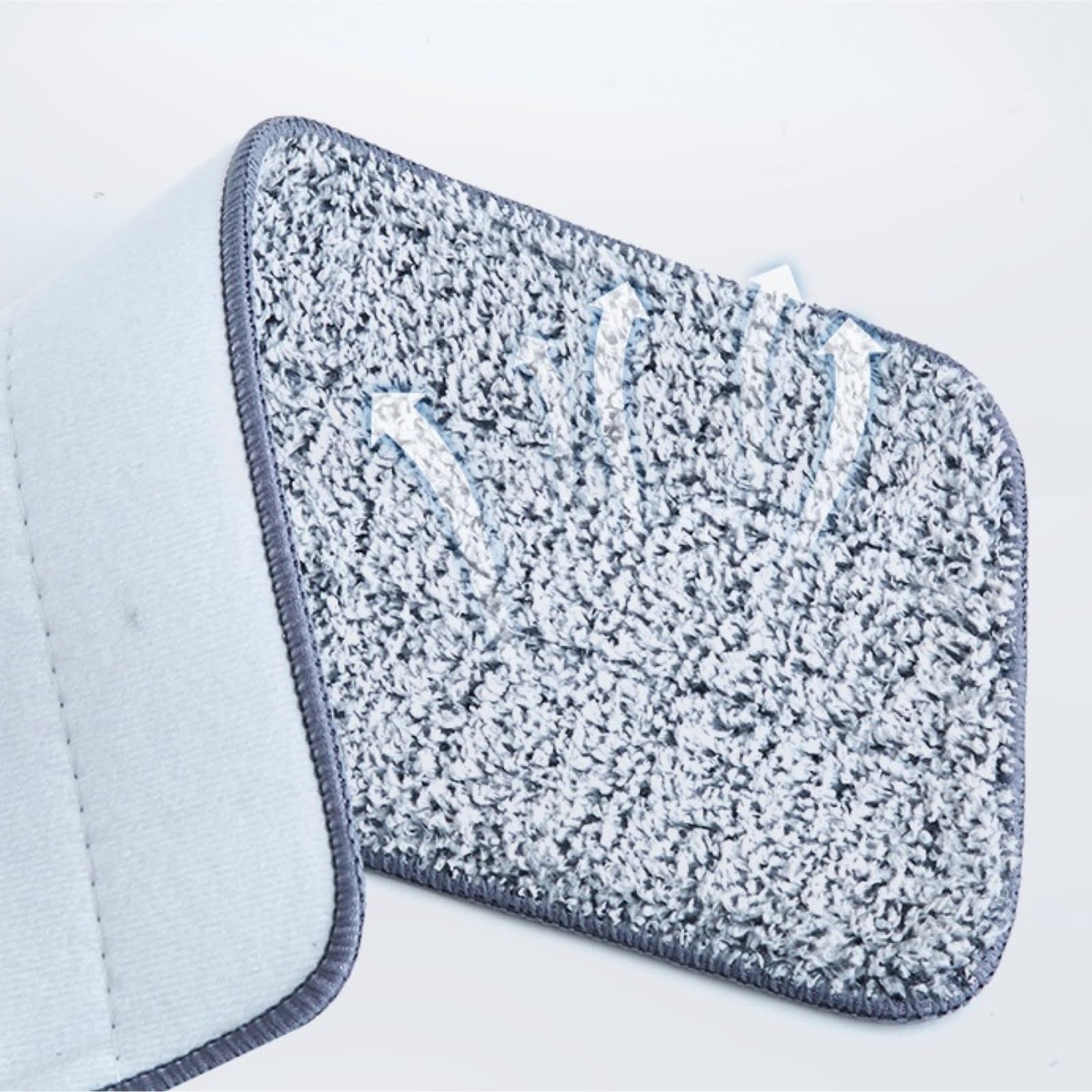 Fregona Mopa Fregona para Piso con Almohadillas Reutilizables, Mango De 360 ​​Grados, Fregona para Cocina, Barredora, Escoba Fregona para Limpieza(Rot)