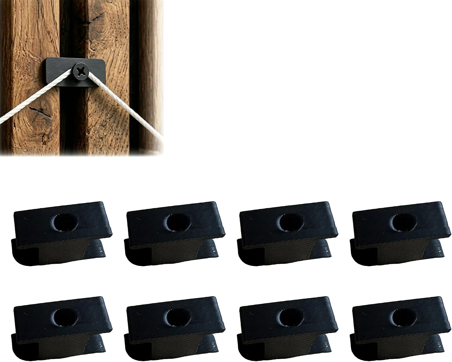 Adjustable Picture Hook for Acoustic Panels – Wall Mount Hanging Clip, Height Adjustable Frame & Art Hanger with Screws for Panels 8Pcs