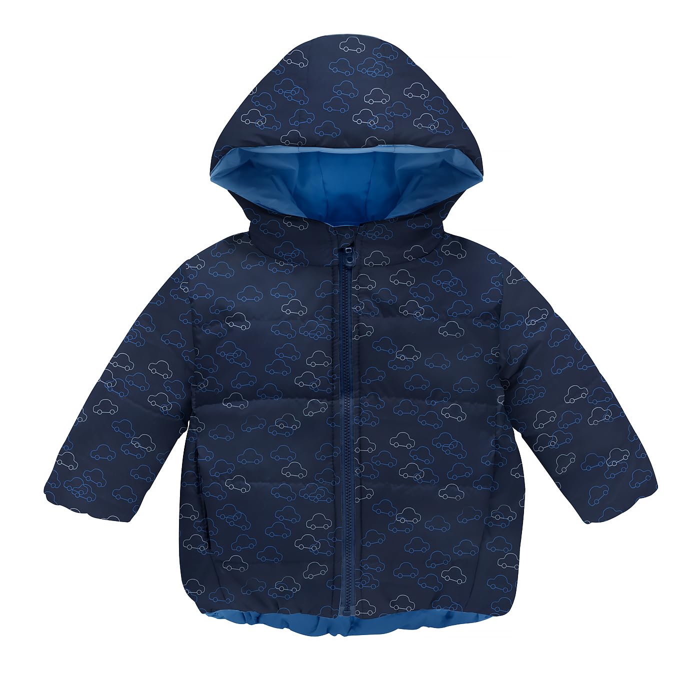 Pinokio Kurtka zimowa dla chłopców i maluchów, Navy Blue W23, 74