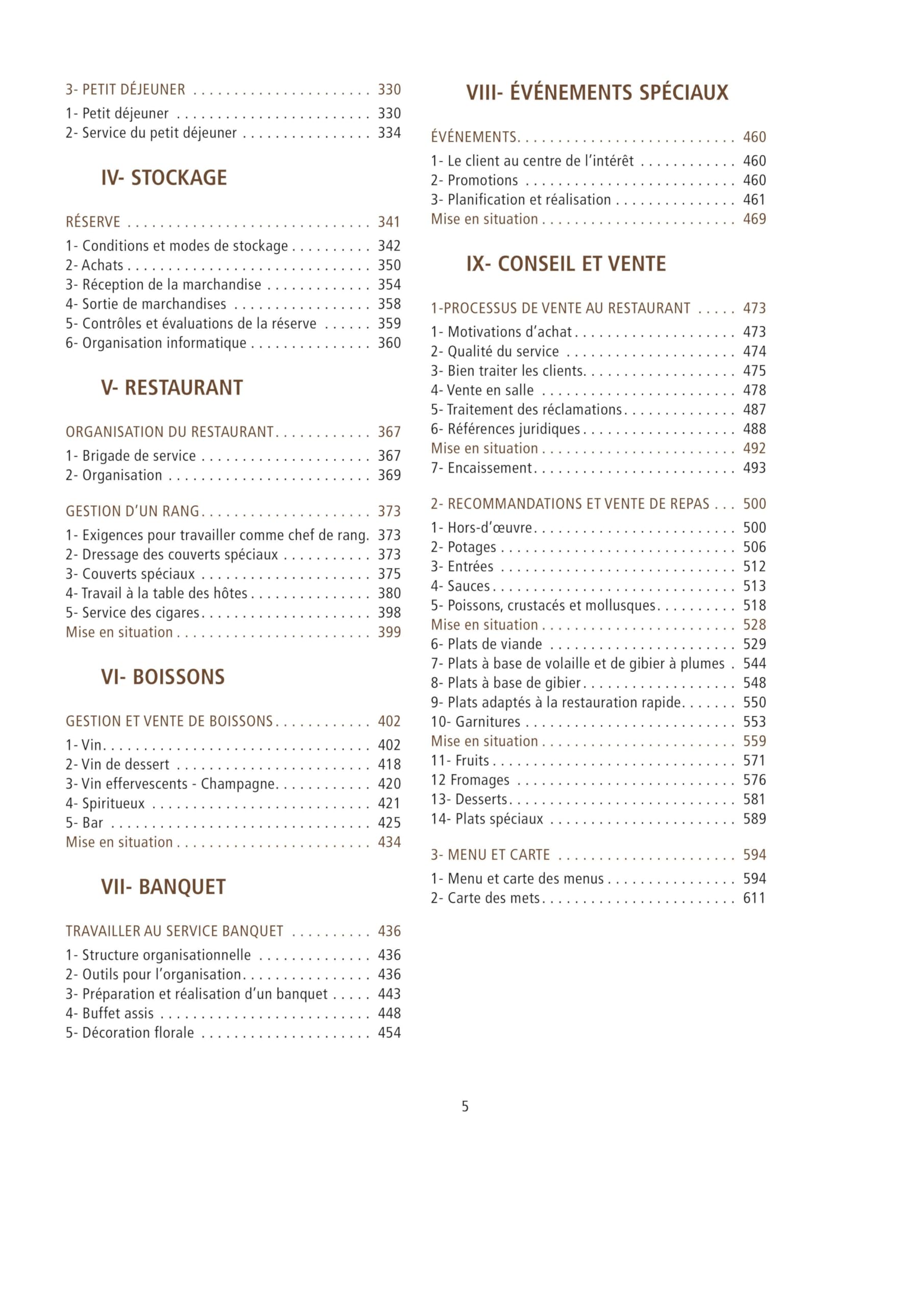 LA RESTAURATION ET L'HOTELLERIE DE REFERENCE: Le livre complet pour maîtriser le fonctionnement d'un restaurant et d'un hôtel