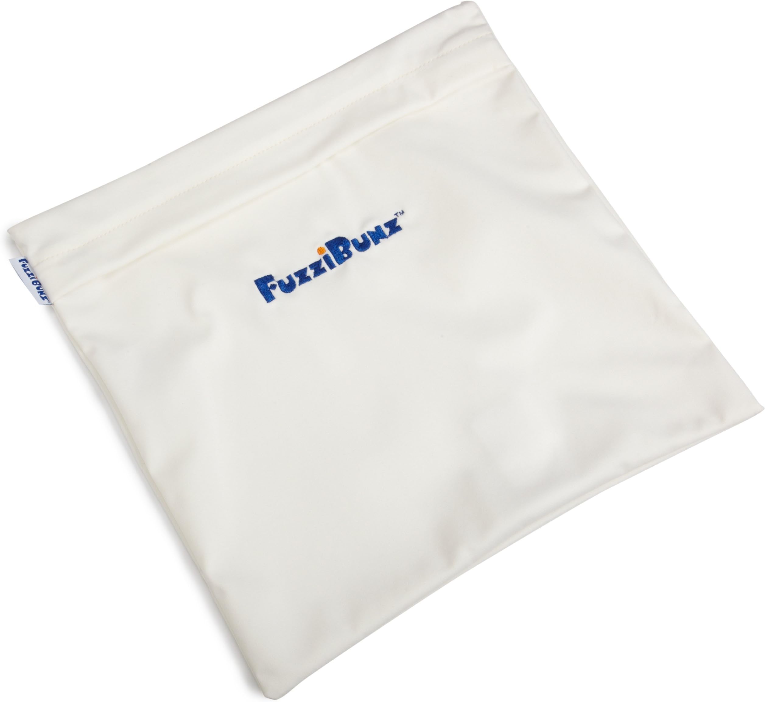 FuzziBunz Zippered Diaper Tote, White (Discontinued by Manufacturer)