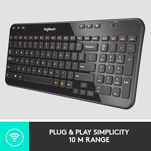 Miniatura 4 de K360 teclado inalámbrico para Windows, negro, Negro Paquete de 10