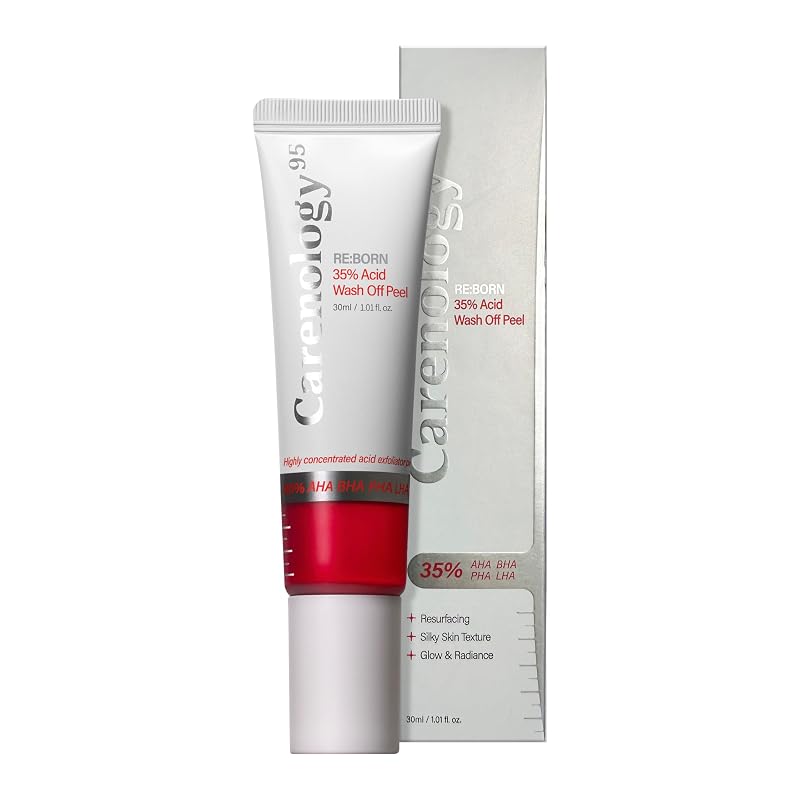 Carenology 95 REBORN Peeling facial lavável com ácidos 35% 30 mL