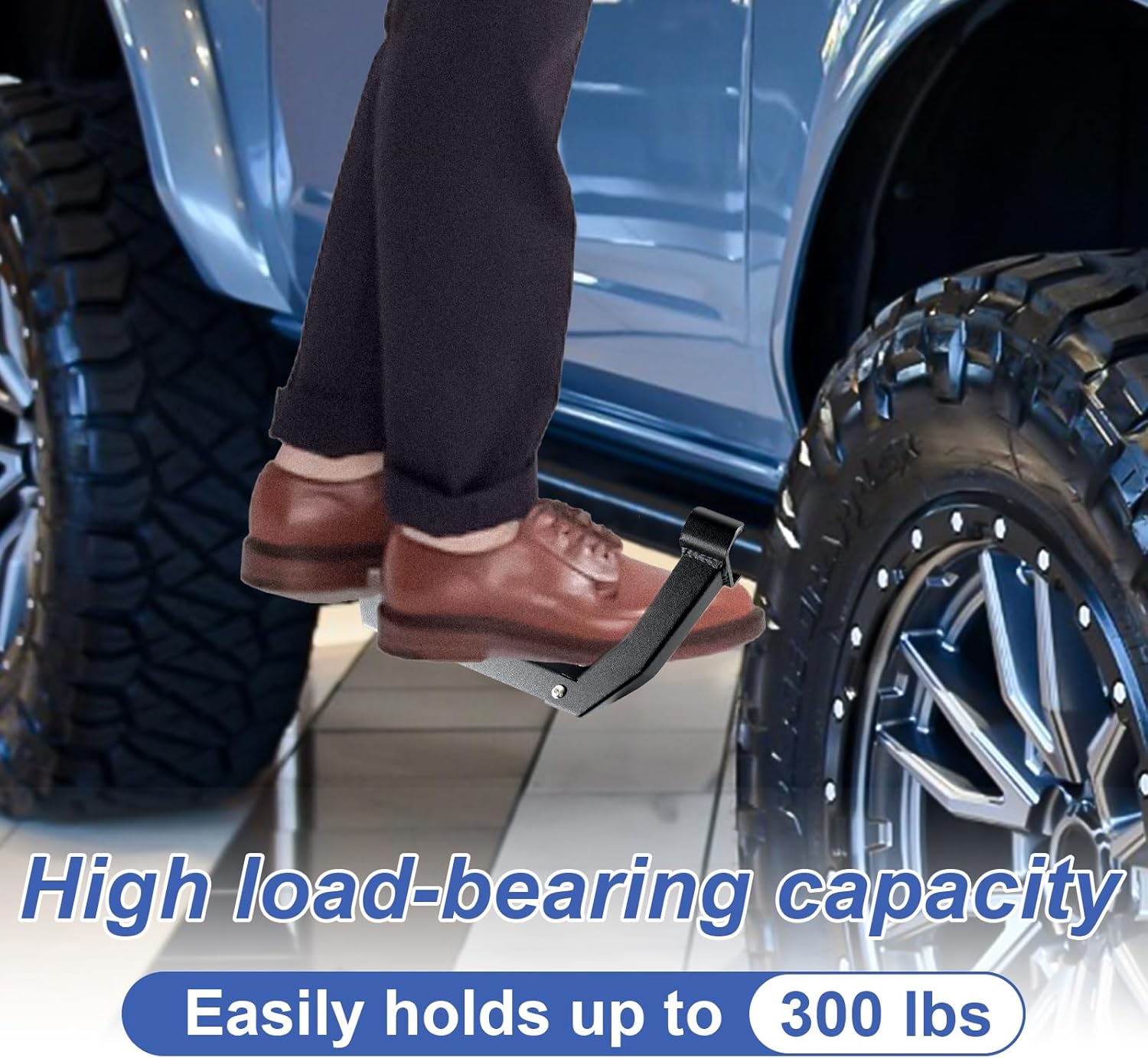 Door Running Boards Compatible with Ford Bronco 2021 2022 2023 2024 2025 2026 Door Side Steps Bars for Ford Bronco with Rock Rail 2/4 Door(Not for Sports)