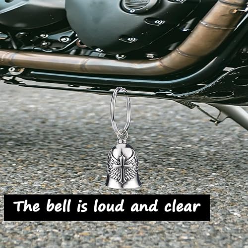 Miniatura 9 de Campana de motocicleta  Gancho de campana para motocicleta, campanas de motociclista que protegen al conductor accesorios de motocicleta (cruzado)
