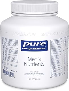 Pure Encapsulations - Men's Nutrients - Hypoallergenic Multivitamin/Mineral Complex for Men over 40-180 Vegetable Capsules