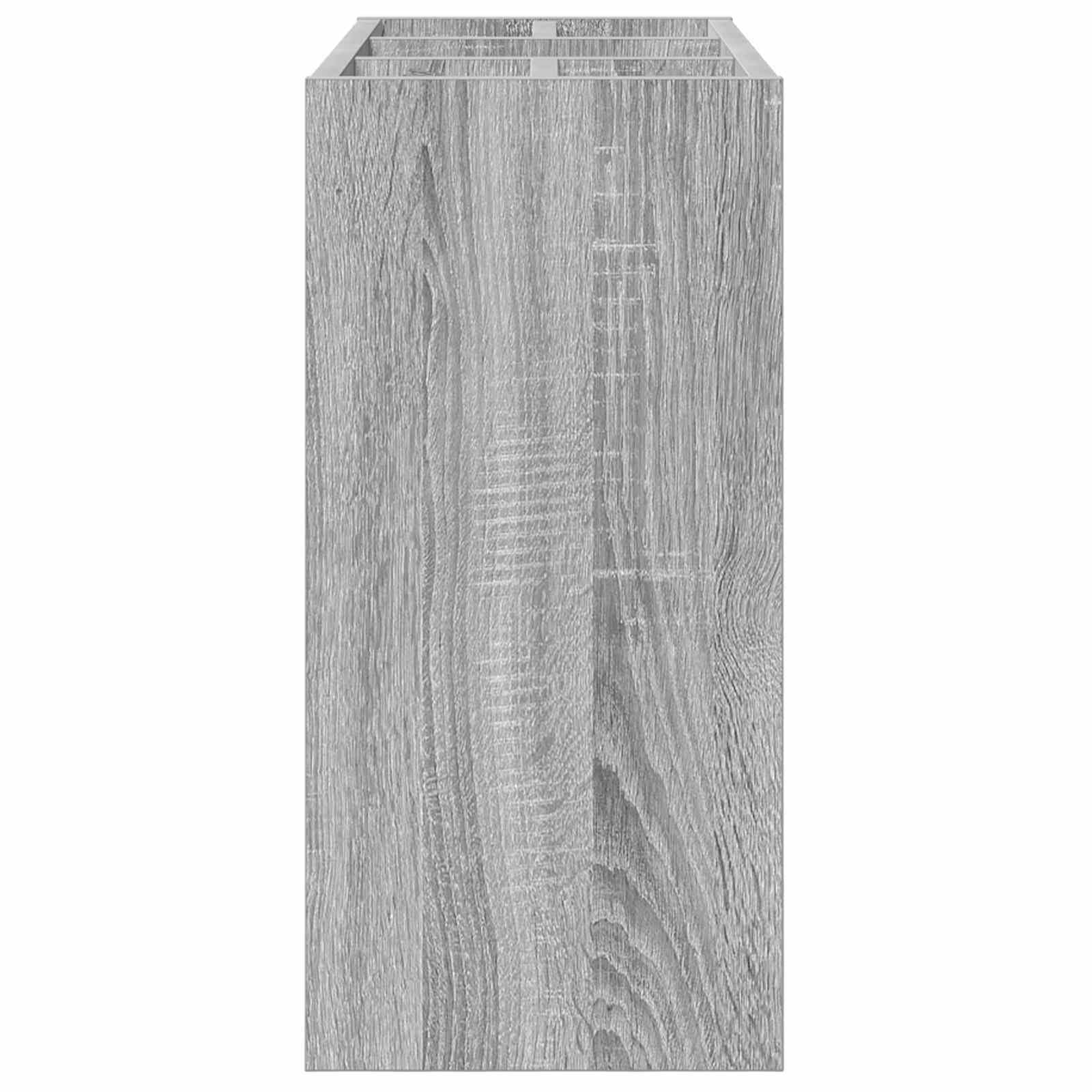 Portaombrelli in legno, 65 x 24 x 50 cm, moderno portaombrelli da corridoio, rettangolare, per ombrelli, cappelli e sciarpe