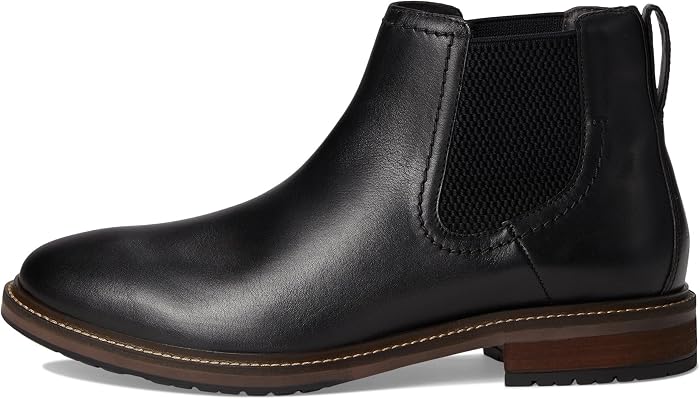 Мужские ботинки Florsheim Forge Plain Toe Gore, цвет: Чёрный — фото 2