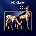 JETech Protecteur d'écran pour iPad (A16) 11th/10th Génération (2025/2022), 9H Film de verre trempé, HD Dégagez. 2-Pack