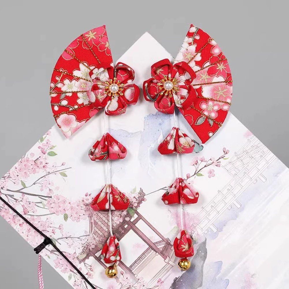 2 sztuki japońskie szczypce do kimono, szczypce do kwiatów kimono akcesoria kimono kanzashi ornament