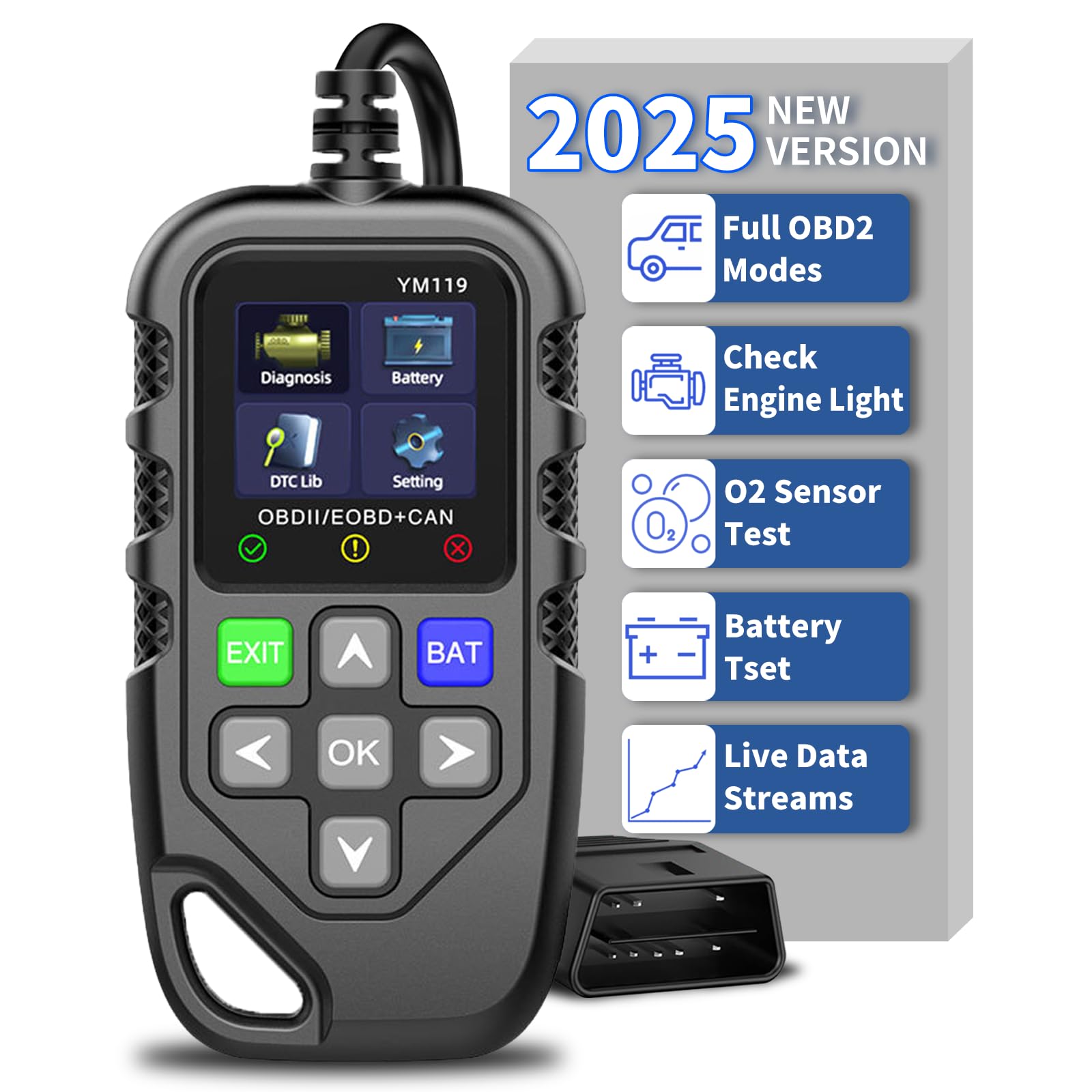 OBD2 Appareil De Diagnostic Pour Voiture, Avec Définition DTC