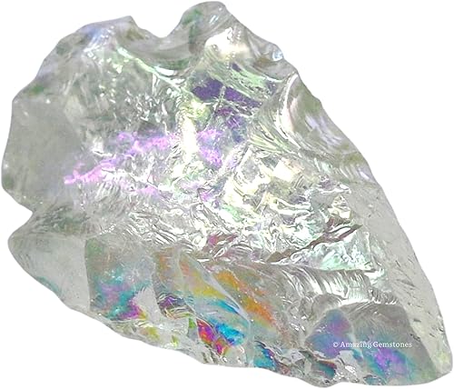 Miniatura 3 de Amazing Gemstone 3 puntas de flecha de cuarzo Angel Aura, cristal y piedra curativa, cabeza de flecha de roca pedernal  puntas de flecha de 1 a 1.5