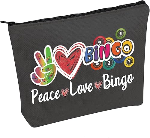 JXGZSO B Caller Bag Lucky B Bag Peace Love B Funny B Player Casino Lover Regalo