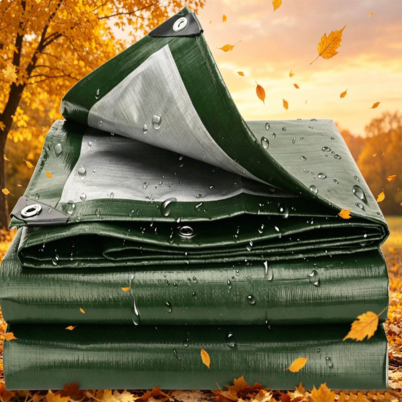 Lona impermeable exterior multiusos toldo reforzado con ojales para muebles