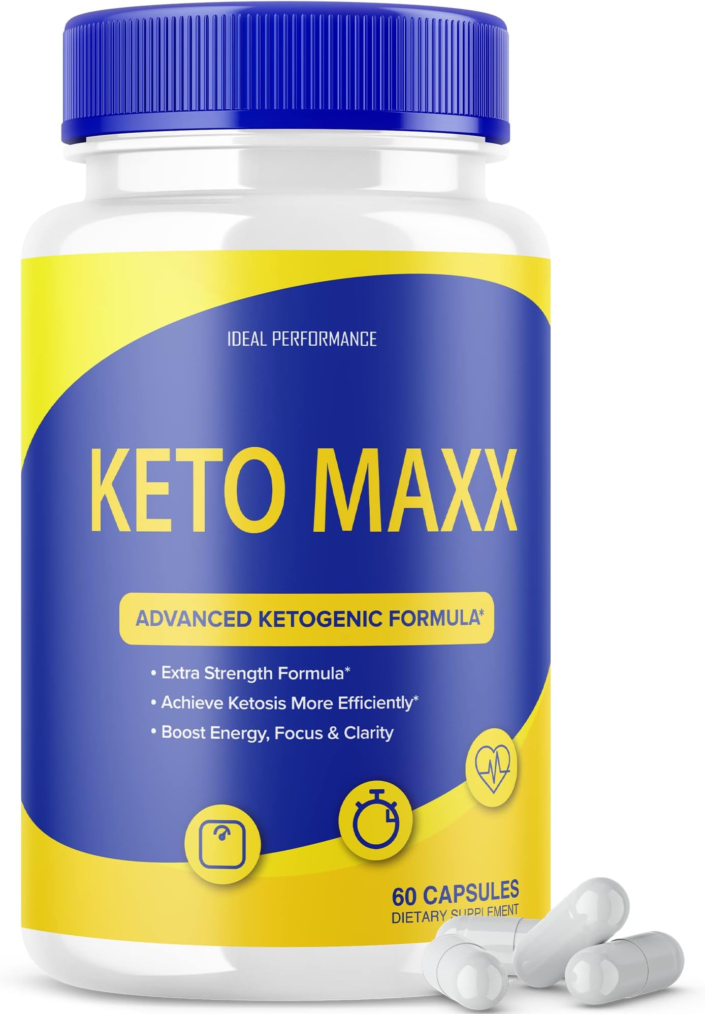 Keto Maxx Ketomaxx Pills Keto Max Advanced Formula (60 Capsules)