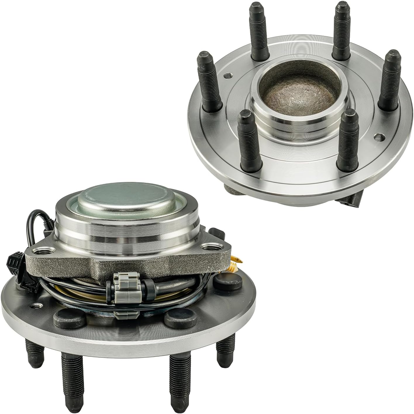 KAX 515159 2PCS Front Wheel Hub Bearing Compatible with GMC Sierra 1500 Limited 2019,W/ABS 6 Lugs Wheel Bearing and Hub Assembly