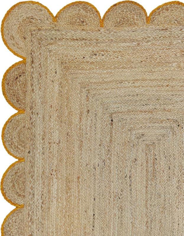 Tapis en jute festonnée 6x5m pour habiller un grand sol et réchauffer l'ambiance - 3