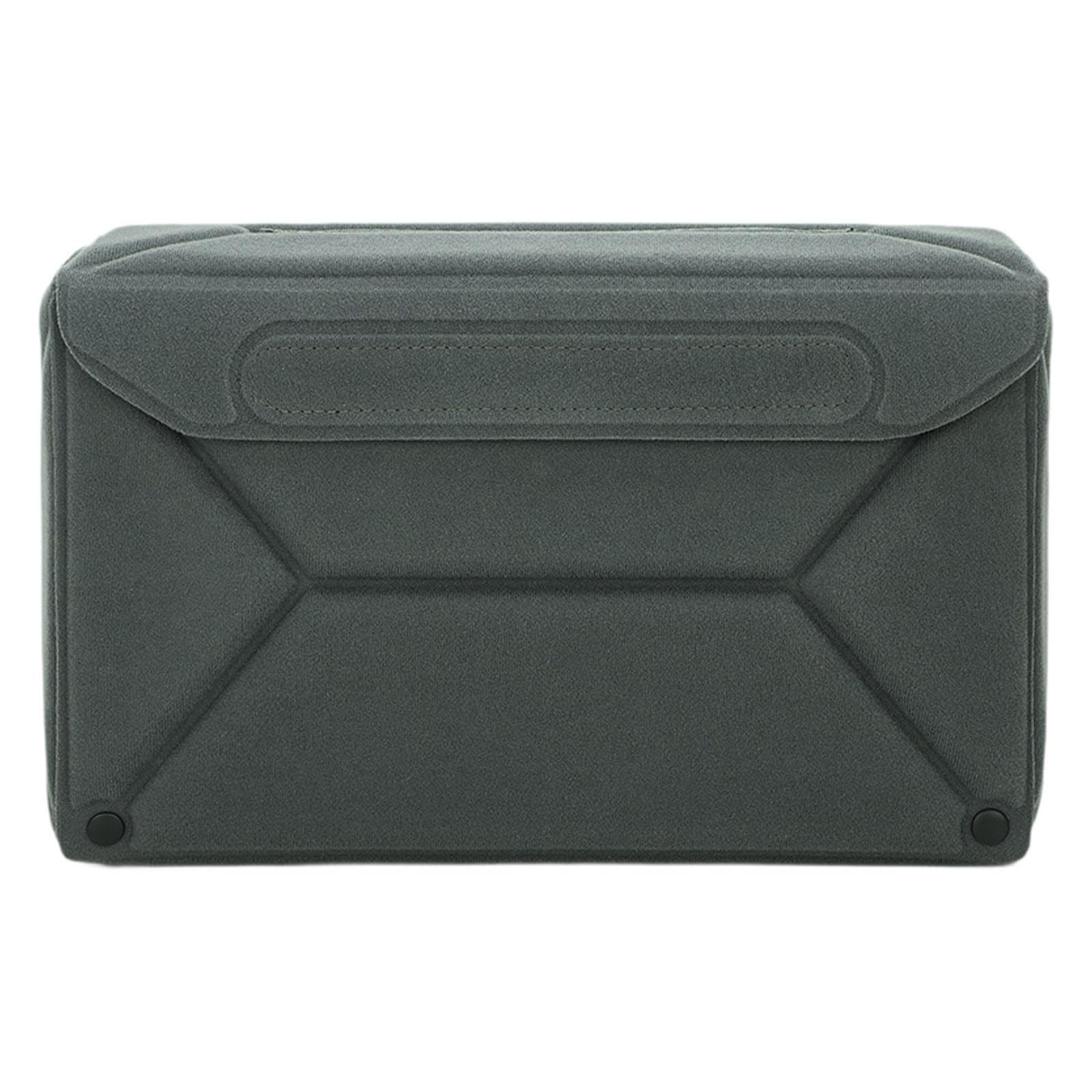 ZOOMELLA Foldable Camera Insert Bag Portable Protection Compartment Travel Shockproof Grey L-picture-12