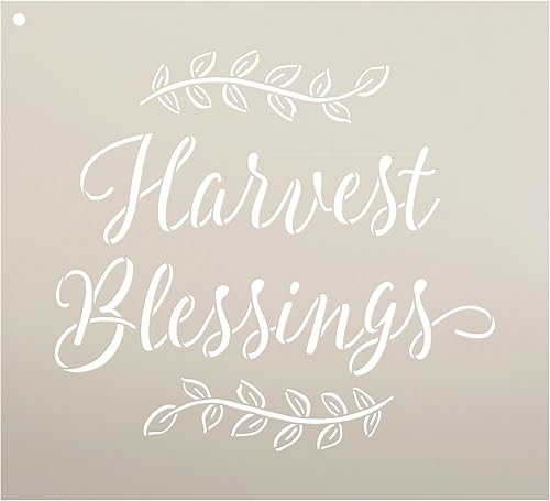 StudioR12 - Plantilla de Mylar reutilizable para pintar carteles de madera para pintar carteles de madera de cosecha de StudioR12, diseño rústico
